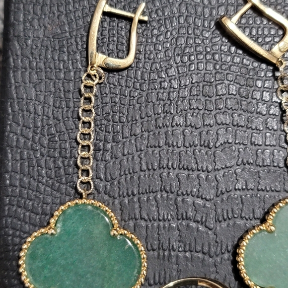 🌟Host pick🌟14K Italian Gold with Green Aquamarine Gemstone - Picture 3 of 3